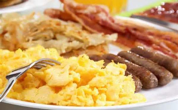 Picture of breakfast at Oasis.